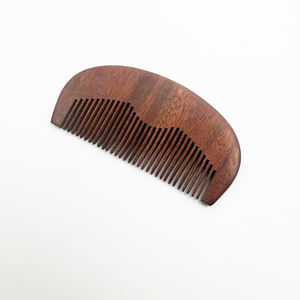 Vendita calda disponibile con Logo Laser personalizzato pettine in legno uso domestico classico strumento di massaggio tascabile antistatico naturale per il cuoio capelluto - Product Image 5