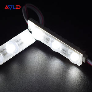 โมดูลไฟ LED 3 เลนส์ กันน้ำ 24V 12V  วัสดุ ABS พลาสติก  ไฟแบ็คไลท์  ได้รับมาตรฐาน UL 1W แสงสีขาวเย็น สำหรับตกแต่งป้ายตัวอักษร - Product Image 2