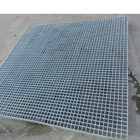 Grille de protection en acier galvanisé à chaud, soudée, pour plateforme, couvercle de drain extérieur