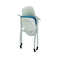 Chaise de bureau ergonomique pour la formation, chaise pliante en plastique pour salle de conférence, mobilier