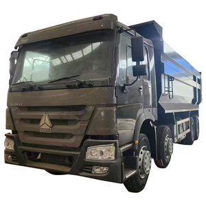 Camions bennes d'occasion Sinotruk Howo 8x4, conduite à gauche, transmission manuelle, 12 roues, pour l'exploitation minière, 371-400 CV, <span class=keywords><strong>Prix</strong></span> des camions Howo - Product Image 2
