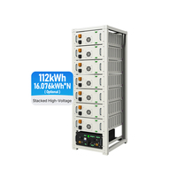 Batterie de stockage d'énergie haute tension OEM ODM 100KWH 112KWH extensible et empilable pour montage en rack industriel et commercial
