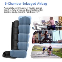 Système de thérapie des jambes à affichage numérique 2026 – Bottes de récupération sportive à 6 chambres pour la relaxation musculaire et la compression des jambes