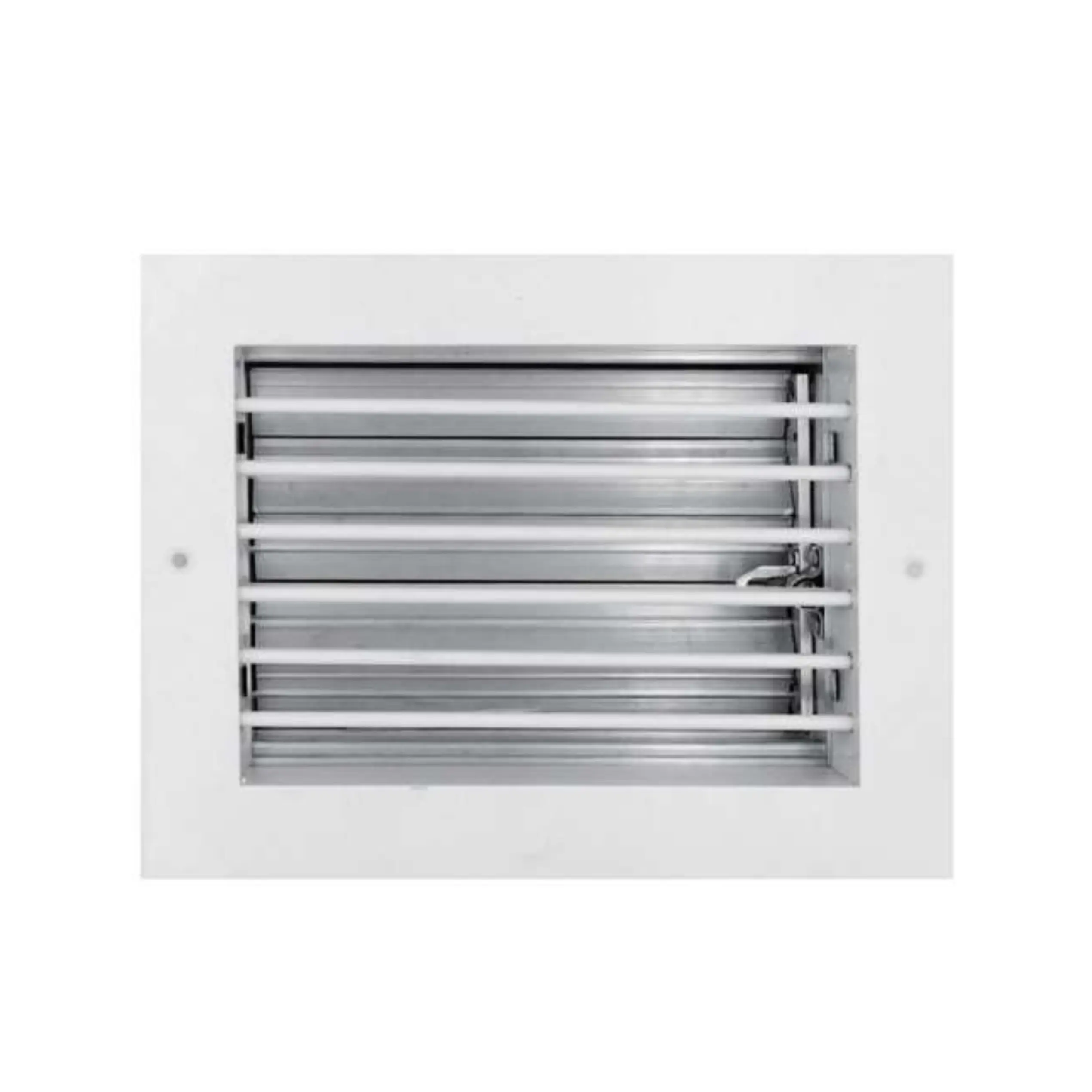 Peças de ventilação de ar condicionado de alumínio para montagem em parede, grade de ar de alumínio com deflexão única