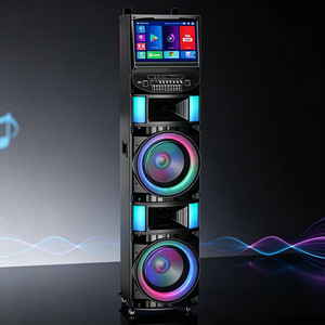 Écran tactile Android Wifi 12 pouces, haut-parleur vidéo multifonctionnel pour karaoké, haut-parleur DJ avec micro sans fil - Product Image 1