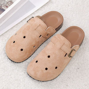 Sandalias Planas Minimalistas Tipo Zueco para Mujer, con Hebilla Ajustable, para Uso Diario Informal - Product Image 2