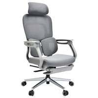 Chaise pivotante de bureau d'usine avec accoudoir rotatif en mousse à mémoire de forme pour visiteur de directeur exécutif d'ordinateur à la maison
