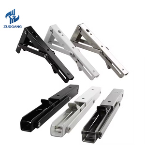 Supports d'étagère pliants en triangle en métal robuste gain de place mural pour l'utilisation de matériel de meubles de Table de placard de cuisine - Product Image 1