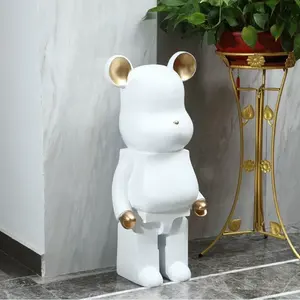 Offre Spéciale Gloomy Ours Intérieur Décoratif Ameublement Articles Grand Ornement Étage Salon Bureau D'ameublement de Bande Dessinée Artisanat - Product Image 4