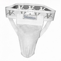 Protège-entrejambe spécifique au karaté de la série Elite, conception ergonomique à coque rigide pour une protection maximale lors des combats de karaté