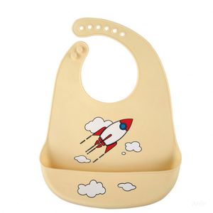 Baberos de Silicona Ecológicos de Grado Alimenticio 2020, Baberos para Bebés Personalizados por el Fabricante, Impermeables - Product Image 4