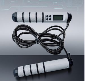 Đen trắng sọc xử lý 4-key truy cập LCD hiển thị nhảy dây cho phòng tập thể dục Tập Thể Dục Đào Tạo - Product Image 5