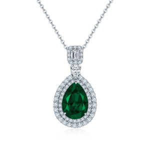 925 Silver Cultivated <b>Ruby</b> <b>Necklace</b> Laboratory-Made Luxury Jewelry High-End Elegant Classic Style Banquets and Ceremonies H - Product Image 6