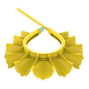 Visor Mandi Anak-anak, Pelindung Mata Telinga Mencuci Perisai untuk Anak-anak Dapat Diatur Silikon Tahan Air Sampo Topi Mandi Bayi - Product Image 2