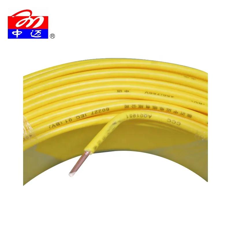 Brush Wire Insulated 450/750v Copper Flame Retardant Electric Resistance Wire Heating Pvc 2.5mm Copper Core PVC Insulation Cable