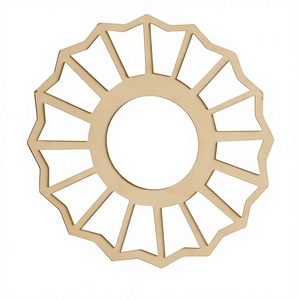 Modern Farmhouse Eco-friendly Makeup <b>Mirror</b> Wholesale Wooden <b>Acrylic</b> Wall Hanging Home Decoration Living Room Entrance - Product Image 2