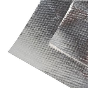 Toile en fibre de verre avec feuille d'aluminium résistante à la chaleur 0,5 <span class=keywords><strong>mm</strong></span> x 1 m x <span class=keywords><strong>50</strong></span> m pour l'isolation des tuyaux - Product Image 2
