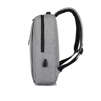 Sac à dos pour ordinateur portable d'affaires pour hommes personnalisable en stock, grande capacité, sac à dos pour étudiants, sac d'école imperméable avec chargement USB