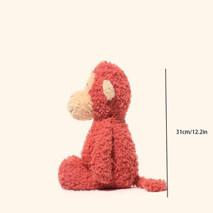 Jouets en peluche brodés les plus vendus, animaux mignons de haute qualité, animaux en peluche avec oreilles mobiles, personnalisables, en coton PP pour enfants - Product Image 5
