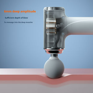 Mini pistola de masaje eléctrica de mano con carga USB y logotipo personalizado, Mini máquina de masaje Fascial portátil para cuerpo de tejido profundo - Product Image 4
