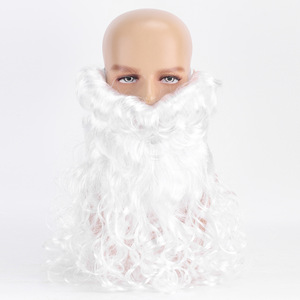 Kit d'accessoires de costume de Père Noël fantaisie pour adulte MS Hot, accessoires de fête de Noël, perruque et barbe de Père Noël - Product Image 5