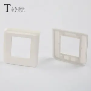 French 80*80 Legrand type plastic frame faceplate, french type face plate, network 1port/2 port faceplate