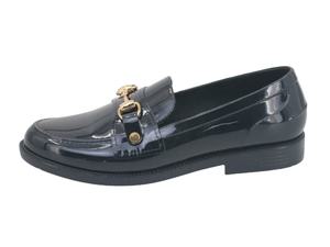 YL3560 Venta al por mayor Zapatos femeninos Retro Horse Bit Hebilla Borla Chunky Bottom Lady PVC Mocasines Zapatos de lluvia - Product Image 2