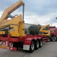 Populaire 37 tonnes conteneur côté chargeur élévateur MQH37A conteneur côté chargeur remorque pour 20ft 40ft conteneur chargement