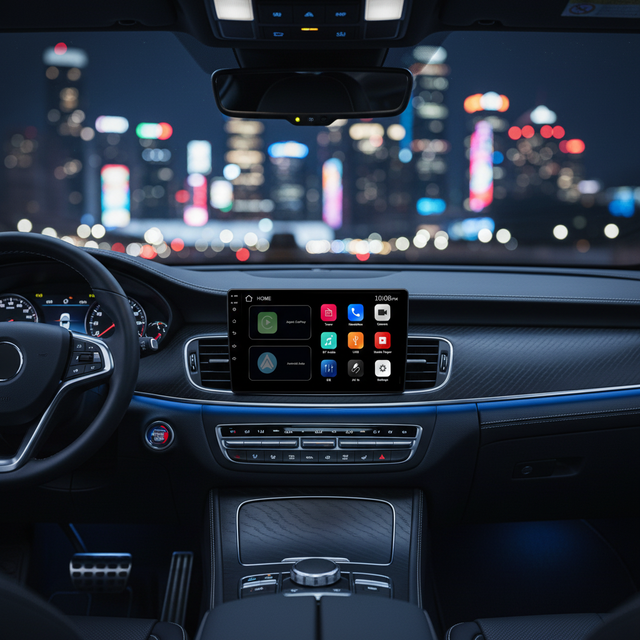 1 Din 9 Inch Linux System Car Multimedia Player Authorized CarPlay Android Auto Voice Control OEM ODM Car Radio