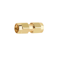 Convertidor de venta directa de fábrica SMA JJ SMA macho a SMA macho adaptador conectores coaxiales (RF) conector adaptador