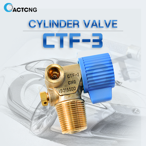 Vanne de cylindre GNC CTF-3 20MPa en laiton avec capuchon bleu, vanne de réservoir NGV <span class=keywords><strong>pour</strong></span> kit de conversion GNC automobile - Product Image 3
