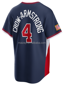 2026 Meilleure Qualité Personnalisée USA # 99 Aaron Judge # 30 Paul Skenes # 27 Tarik Skubal Maillot brodé du World Baseball Classic - Product Image 2