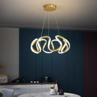Luminaire suspendu décoratif de style nordique moderne en forme de fleur, pour salle à manger, salon, café