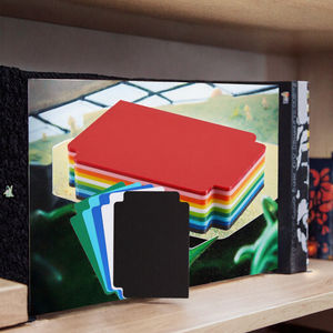 Separadores de Tarjetas Coleccionables Plegables de Plástico PP Reciclable Multicolor, Tamaño Estándar para Almacenamiento de Tarjetas Deportivas de Oficina - Product Image 5