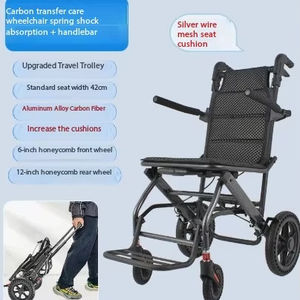 Manufacturer Wholesale Price OEM ODM Wheel Chair CE Approved Medical Light Folding Foldable Manual <b>Wheelchair</b> - Product Image 1