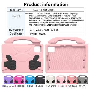 Funda de EVA amigable para niños para Samsung <span class=keywords><strong>Galaxy</strong></span> <span class=keywords><strong>Tab</strong></span> <span class=keywords><strong>TAB</strong></span> S11 X730 X736 <span class=keywords><strong>TAB</strong></span> <span class=keywords><strong>S7</strong></span> 11 "T870/T875 Kickstand Holder Cover Stand Tablet Cover - Product Image 6