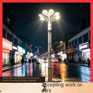 Factory Cheap Outdoor Lighting <b>Pole</b> <b>Garden</b> Landscape Lawn Waterproof LED Aluminum Alloy Single-Arm <b>Garden</b> Lamp Post 10-Year - Product Image 3