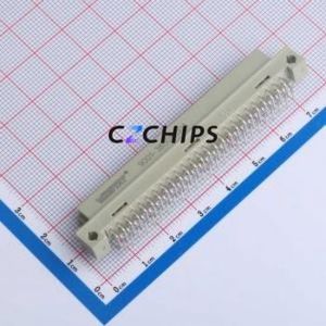 9001-38501C00A DIN41612 Connector Bent Lead Through Hole,P=2.54mm Connector 50P 2 2.54mm Right Angle Insert - Product Image 2