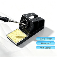 Support de fer à souder portable, support pour étain à souder avec accessoires pour fer à souder électrique