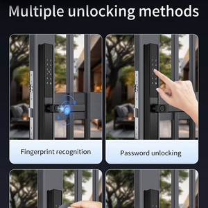 Tuya thông minh nhôm an ninh Khóa vân tay mật khẩu khóa cửa thông minh với wifi - Product Image 6