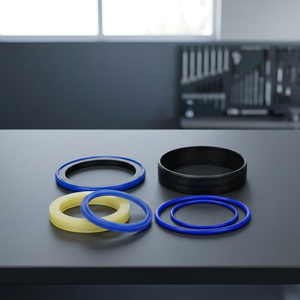 Kit de joints toriques JCB avec anneaux en caoutchouc noir, bleu et jaune pour joints de moteur - Product Image 1