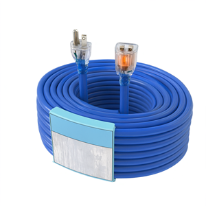 Prise étanche IP44 allemande, <span class=keywords><strong>rallonge</strong></span> extérieure pour chantier et <span class=keywords><strong>jardin</strong></span>, cordon d'alimentation PVC noir standard européen - Product Image 1