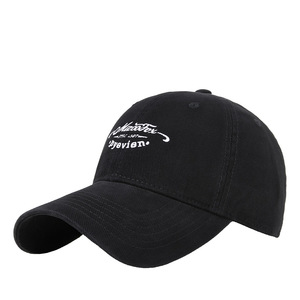 <b>Baseball</b> <b>Cap</b> Solid Color Embroidered Logo Cotton Unisex Sun Hat - Product Image 1