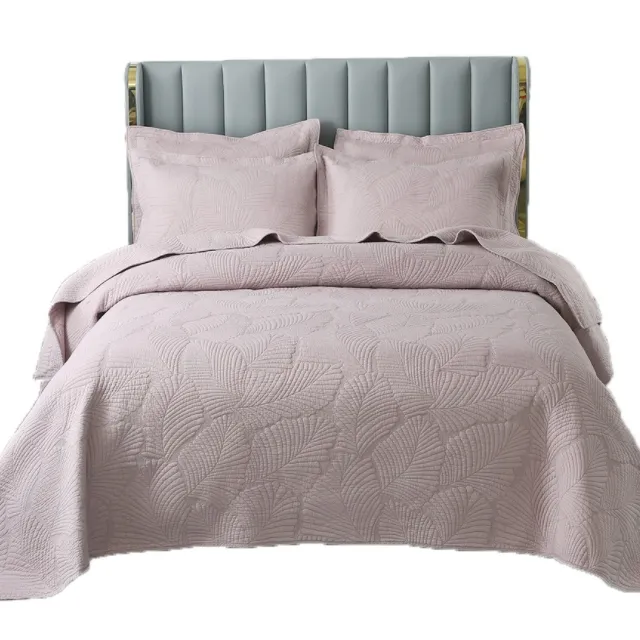 Hafei Großhandel 100% Baumwolle Bettdecke Tages decke Quilt Set