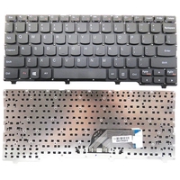 Nouveau clavier d'ordinateur portable anglais américain pour Lenovo Ideapad 100S-11IBY noir, clavier de remplacement avec lecteur USB 3.0, garantie de 12 mois