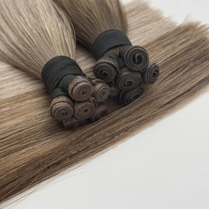 Extensiones de Cabello Humano Virgen y Natural Liso Genius Tejidas a Mano al por Mayor para Mujeres de Proveedores de Cabello en 2025 - Product Image 3
