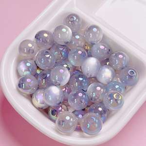 ลูกปัดอะคริลิคเคลือบด้วยรังสียูวีลูกปัดสำหรับงานหัตถกรรมรูปแมวสีลูกกวาดฝ้าสำหรับสร้อยข้อมือแฮนด์เมดกระเป๋าเครื่องประดับพวงกุญแจ - Product Image 5