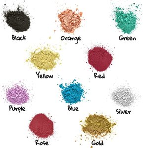 Résine époxy 10 couleurs mica inorganique de poudre pour les cosmétiques Savon Fabrication De Bougies Colorant BRICOL - Product Image 1