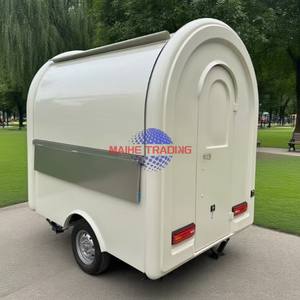 Food Truck With Kitchen Mobile Mini Food Trailer With Grill Fryer Sink for <b>Burger</b> Pizza Taco Street Food Used for Sale Hot Dogs - Product Image 6