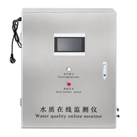 Moniteur de qualité de l'eau multi-paramètres en acier inoxydable 304, IP65, RS485, 4 à 20 mA, compensation automatique de la température